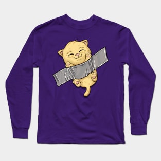 cat cute kawaii funny kittens Long Sleeve T-Shirt